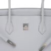 Hermes Shoulder Birkin 45 Blue Pale Togo Brushed Palladium Limited Edition