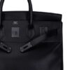 Hermes HAC 40 So Black Evergrain Leather Limited Edition Rare