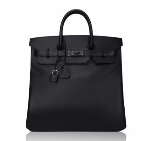 hermes-so-black-hac-40-limited-e Hermes HAC 40 So Black Evergrain Leather Limited Edition Rare