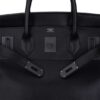Hermes HAC 40 So Black Evergrain Leather Limited Edition Rare