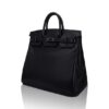 Hermes HAC 40 So Black Evergrain Leather Limited Edition Rare