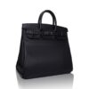 Hermes HAC 40 So Black Evergrain Leather Limited Edition Rare