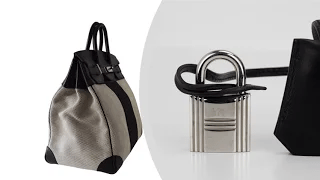 mqdefault_6s_e8f83688-5afb-484e Hermes Limited Edition HAC Birkin 40 Bag Flag H Toile Black with Palladium Hardware