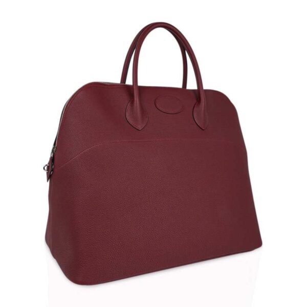 Hermès Bolide 45 Bag Rouge H Togo Leather with Palladium Hardware