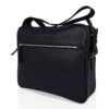 Hermès Hebdo Reporter Messenger Bag Black Evergrain Leather with Palladium Hardware
