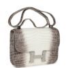 H-C-240419-1-02 Hermès Constance 1-24 Himalaya Matte Niloticus Crocodile Palladium Hardware