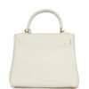 Hermès Kelly Retourne 25 New White Swift Gold Hardware