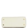 Hermès Kelly Retourne 25 New White Swift Gold Hardware