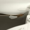 Hermès Kelly Retourne 25 New White Swift Gold Hardware